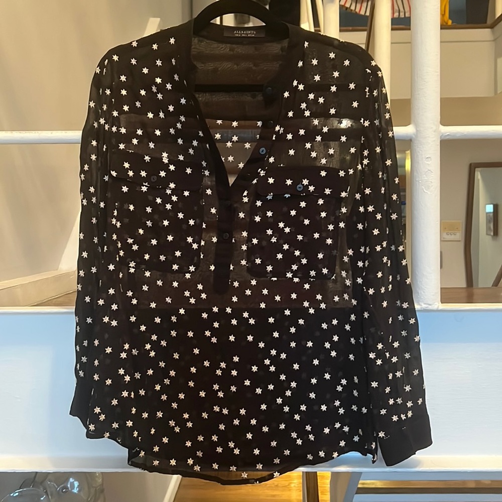 Black Star All Saints Top